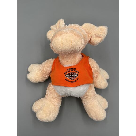 Vintage Harley Davidson Pig 11” Stuffed Animal 2005 Belle Vernon PA - Picture 5 of 12